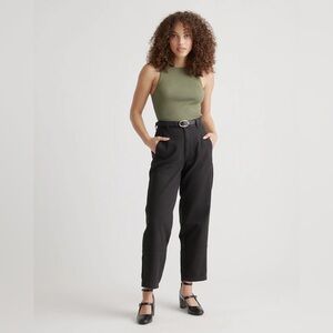 Quince Organic Stretch Cotton Twill Barrel Pants